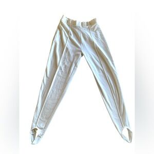 White Stag Vintage Stirrup High Rise Legging Pants Lightweight Cotton Blend M